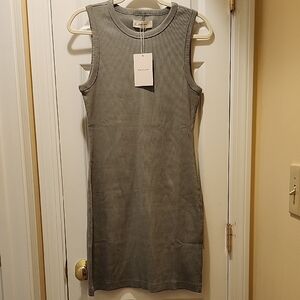 Everlane The Ribbed Mini Dress Medium